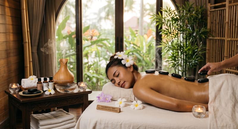 Spa treatment room